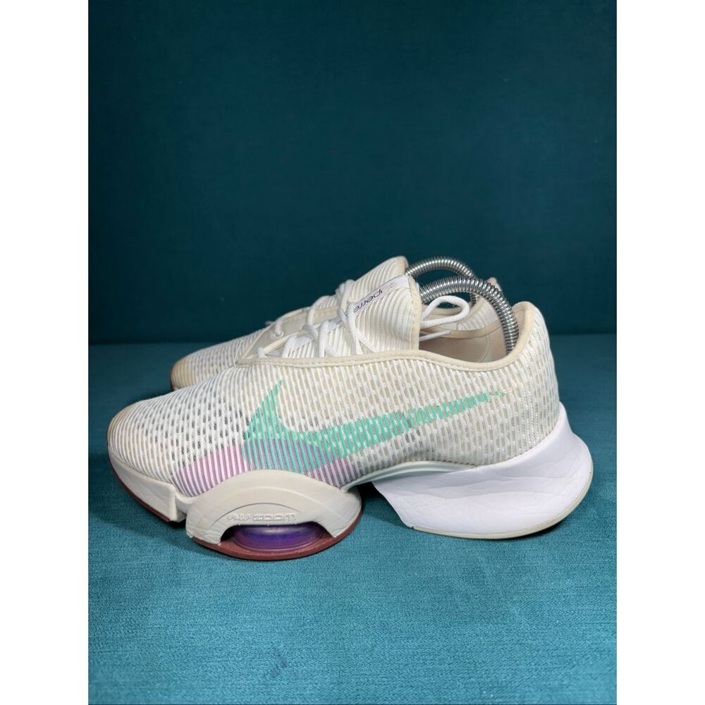 Nike Air Zoom SuperRep 2 White Barely Green Pink Training Shoes Women’s Size 8.5